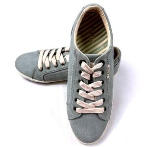 Taos Star Sage Green Canvas Low Top Sneakers Womens‎ 8.5 Comfort Walking Shoes